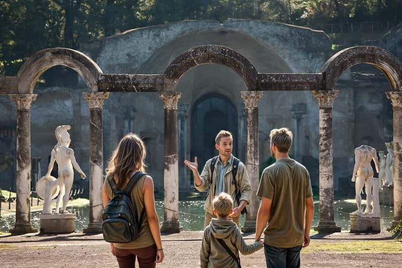 From Rome: Villa Adriana Private Day Trip by train - The Itinerary in Detail