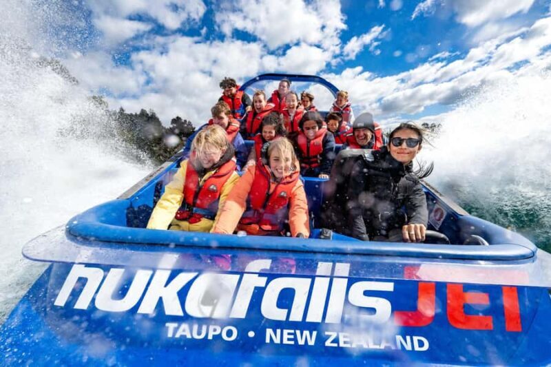 From Rotorua - WAI-O-TAPU - WAIKITE Pool & HUKA FALLS Cruise - Scenic Waikato River Cruise & Huka Falls