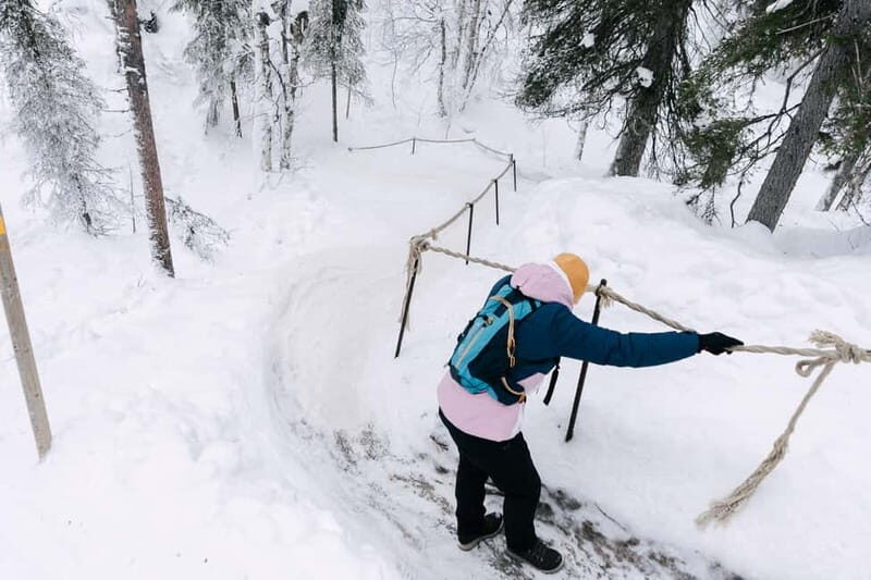From Rovaniemi: Korouoma Frozen Waterfalls Guided Hike - The Itinerary in Detail