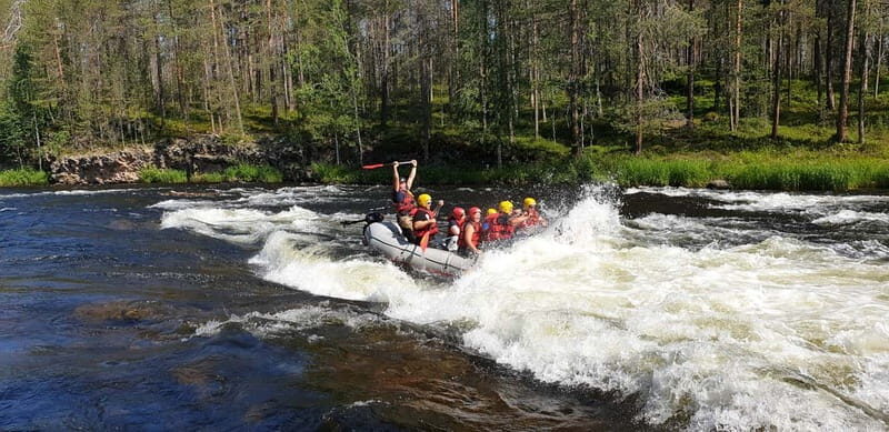 From Ruka: River rafting fun for families - An Authentic Finnish Outdoor Experience