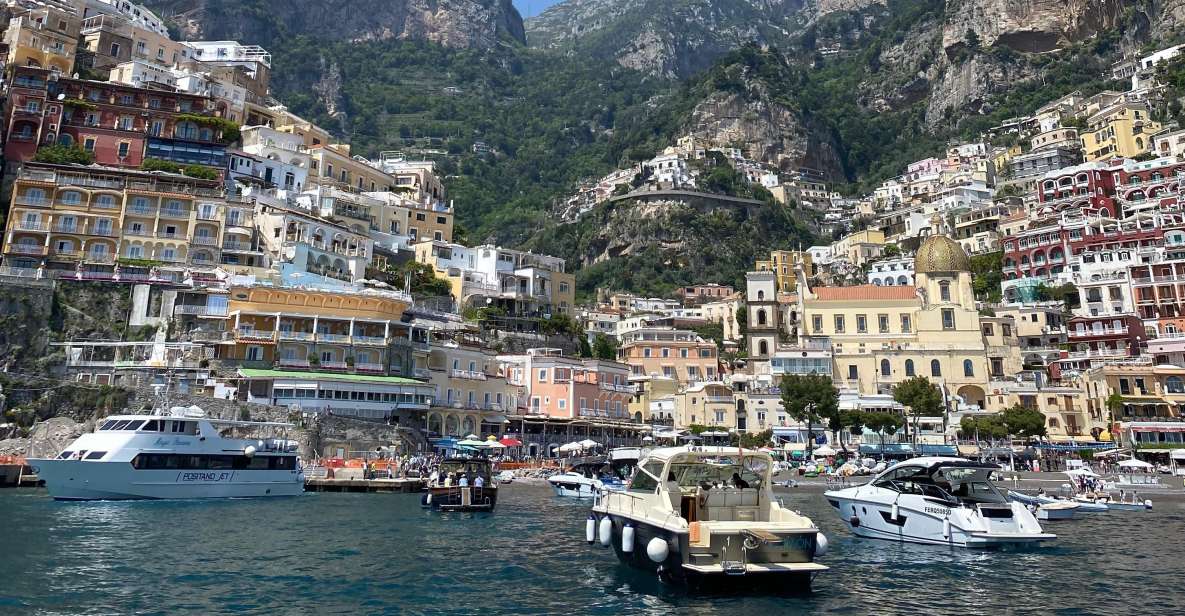 From Salerno: Boat Experience on the Amalfi Coast - Fuel and Beach Towels Included