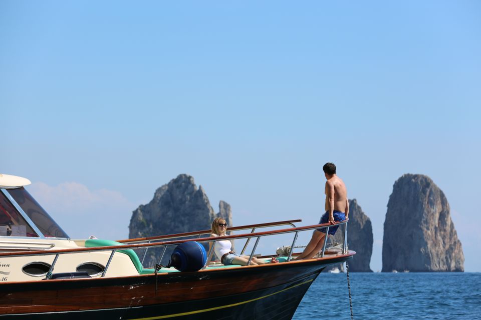 From Salerno: Capri and the Sirenusas Boat Tour - Swimming at Li Galli