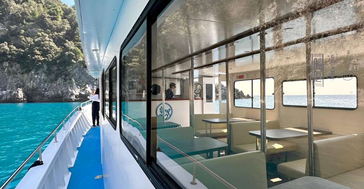 From Salerno: Cruise With Stop in Amalfi and Aperitif - Itinerary Breakdown