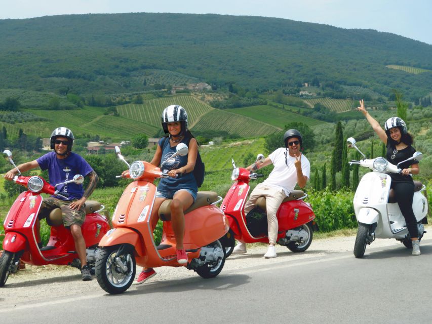 From San Gimignano: Chianti Half-Day Vespa Tour With Lunch - Winery Visit and Tasting