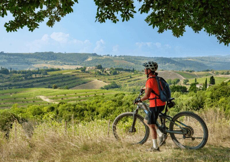 From San Gimignano to Siena E-BIKE tour+Transfer service - Return to Florence