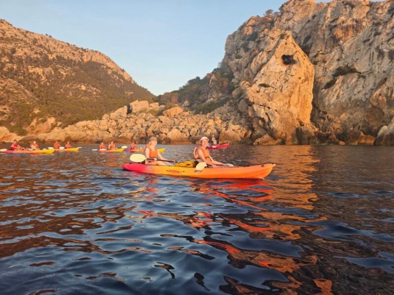 From Sant Elm: Kayak Tour Into the Sunset - Picnic Included - Feedback From Previous Customers