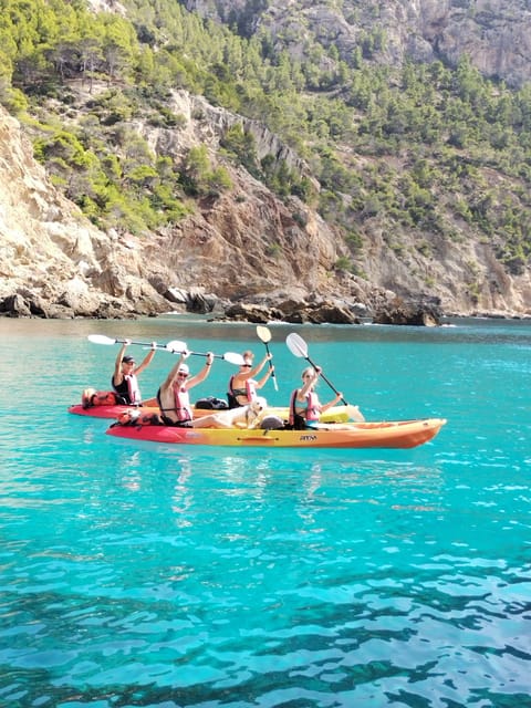 From Sant Elm: Kayak Tour Into the Sunset - Picnic Included - Enjoying the Magnificent Sunset