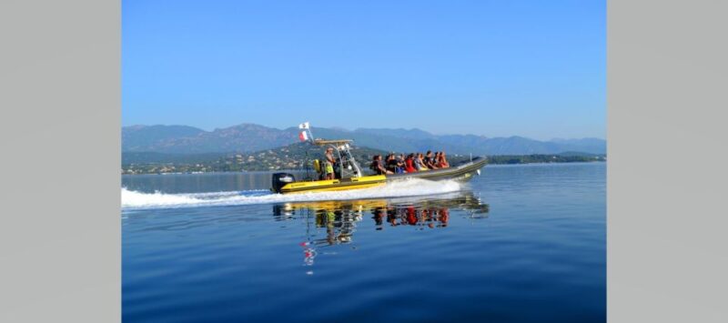 From Santa Giulia SUNSET Cruise & Apéritif - Swim in Secluded Inlets