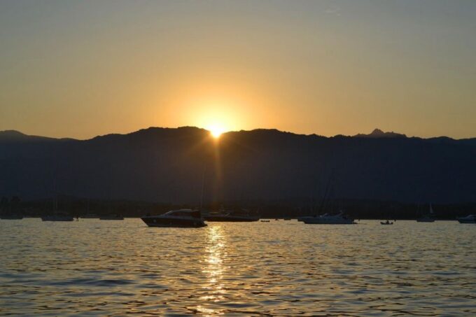 From Santa Giulia SUNSET Cruise & Apéritif - Personalized Experience