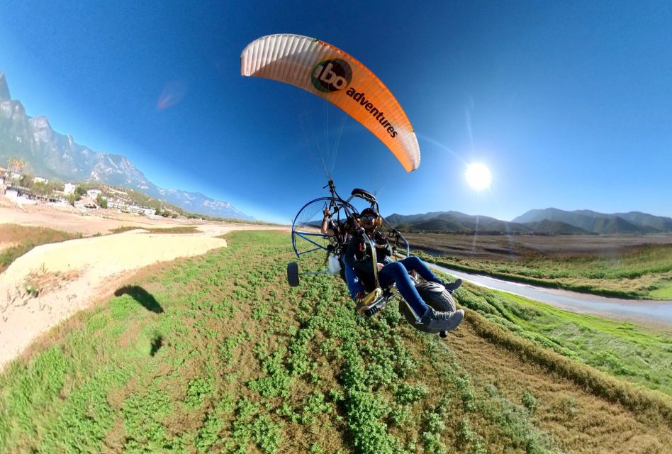 From Santiago, NL: IBO Paratrike - Countryside Landscapes and Presa De La Boca