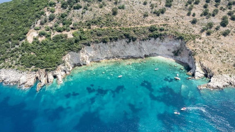 From Saranda, Boat tour to Krorëza,Kakome, and Turtle Cave. - FAQs