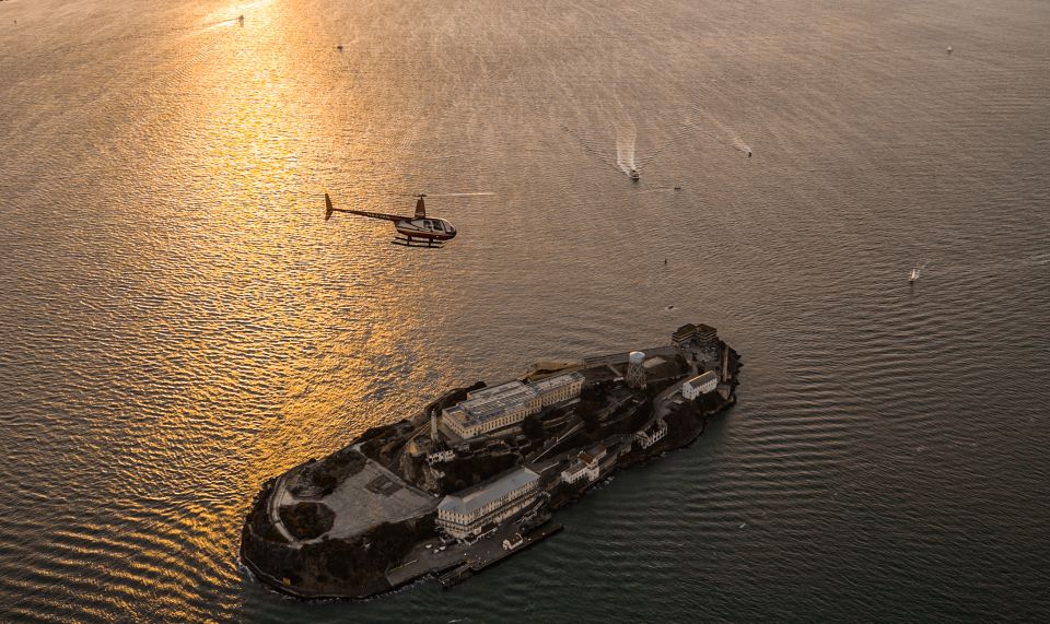 From Sausalito: San Francisco and Alcatraz Helicopter Tour - Sausalito Shoreline and Oracle Park