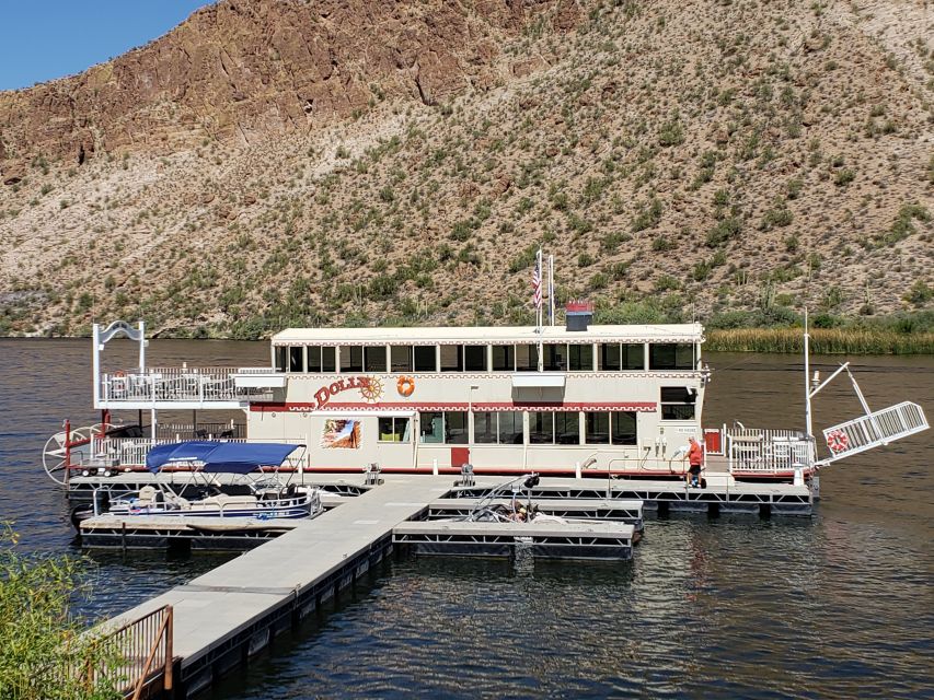 From Scottsdale/Phoenix: Apache Trail Day Tour - Steamboat Ride on Canyon Lake