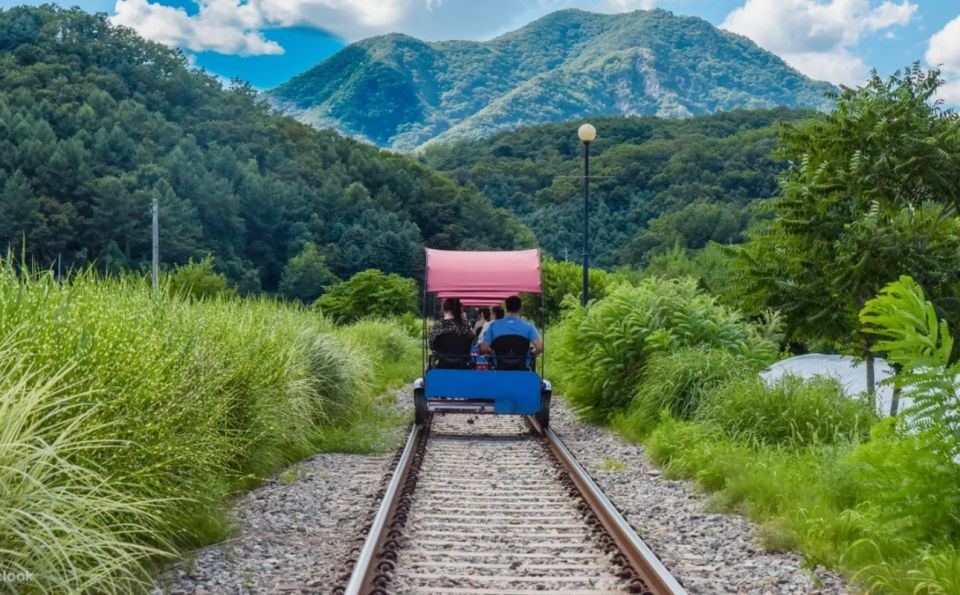 From Seoul: Nami Island, Korean Garden & Rail Bike Day Trip - Visiting the Garden of Morning Calm