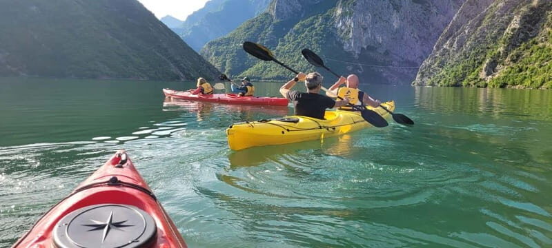 From Shkoder: Kayak Tour on Komani Lake with Lunch - Kayaking and Free Time at Komani Lake