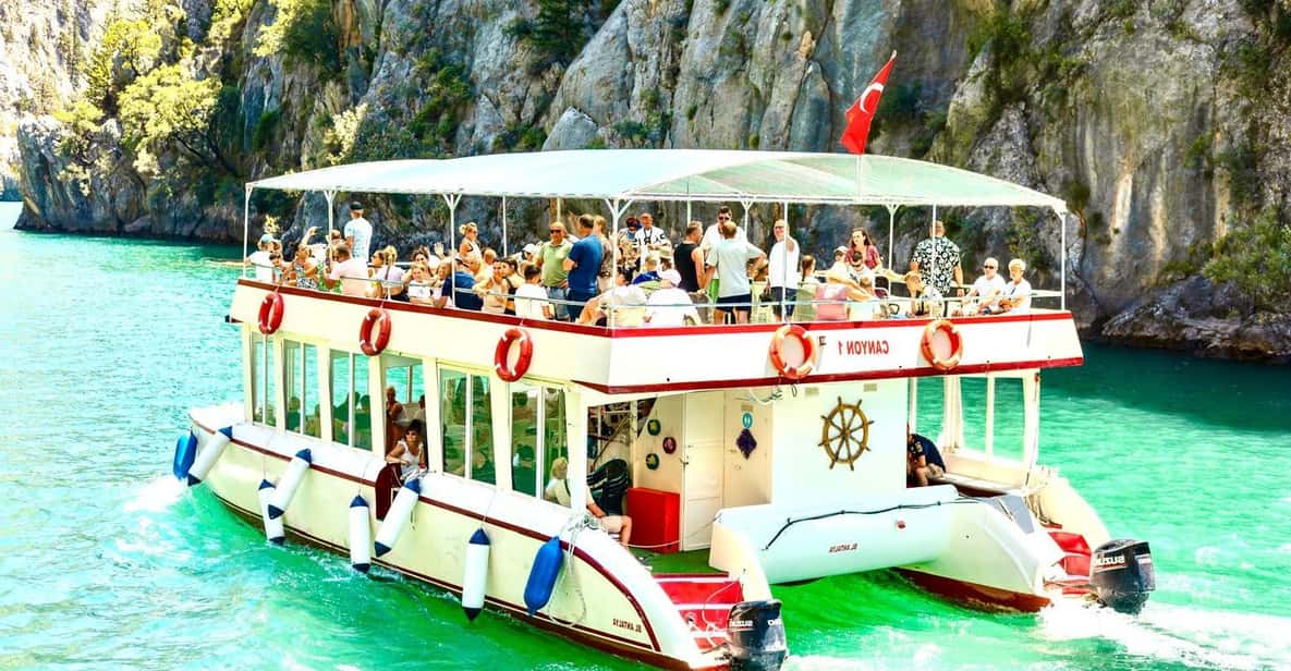 From Side & Alanya: Green Canyon Boat Tour Lunch, SoftDrink - An Authentic Day Out at Green Canyon: A Practical Review