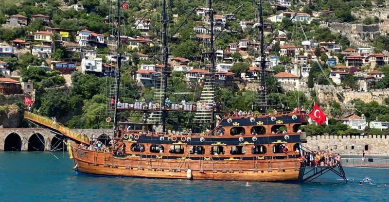 From Side: Pirate Boat Tour to Alanya With Lunch - Inclusions and Exclusions