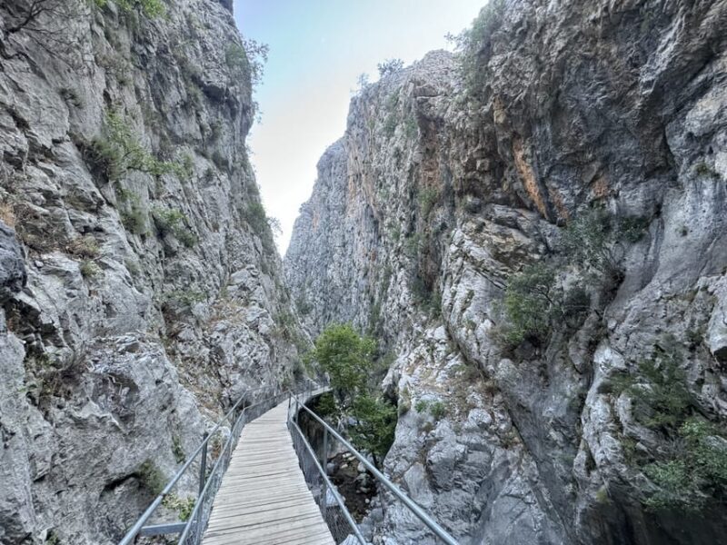 From Side: Sapadere Canyon & Dwarf Cave with Lunch, Transfer - Key Points