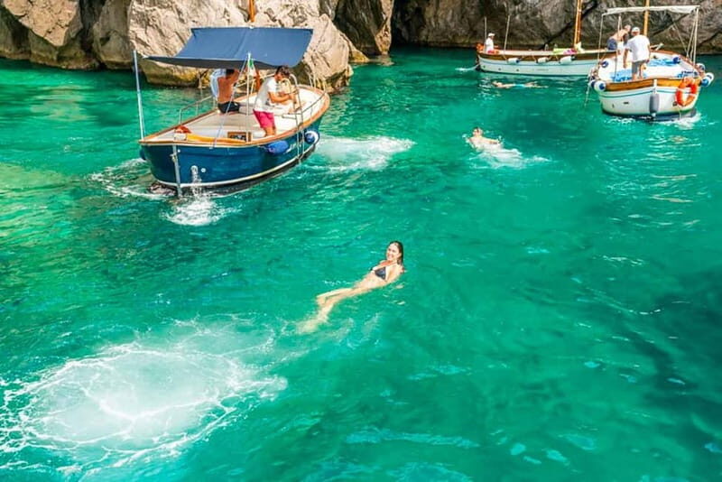 From Sorrento: Capri Boat Cruise with Drinks & Pickup - Key Points