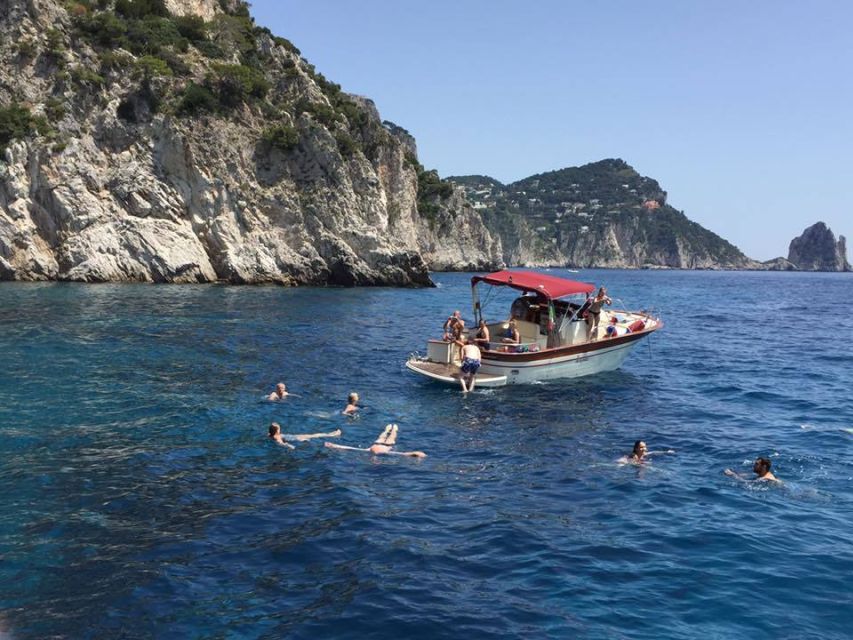 From Sorrento: Capri Guided Boat Tour - Swimming and Snorkeling Opportunities