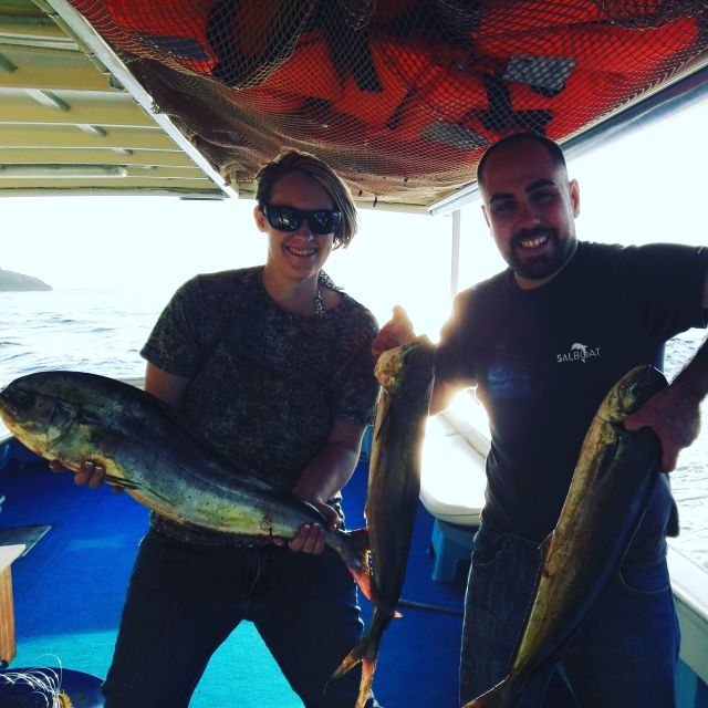 From Sorrento: Fishing in Capri With Lunch - Swim and Snorkel Stops