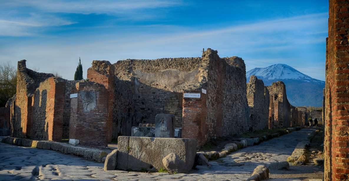 From Sorrento: Pompeii and Mount Vesuvius Trip With Lunch - Guided Pompeii Tour