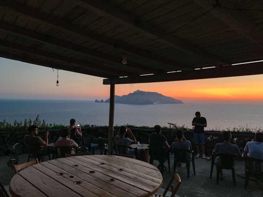 From Sorrento: Sunset Walk & Aperitif in Front of Capri - Private Transportation