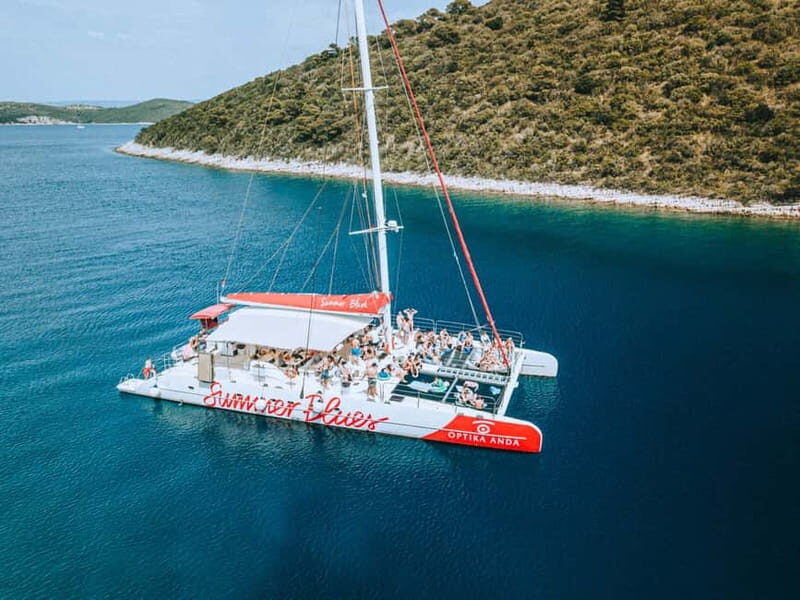 From Split: Catamaran Cruise to Bol, Golden Horn & Bra - An Authentic Day on the Water