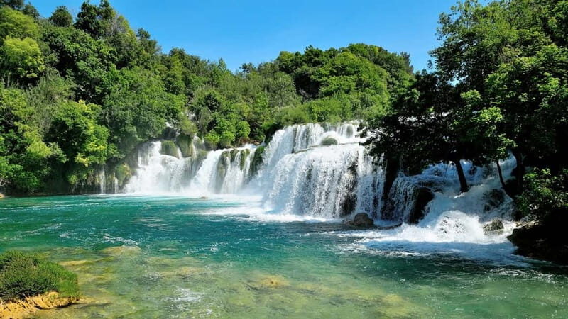 From Split: Krka Waterfalls with Riverboat Ride & swimm stop - Key Points