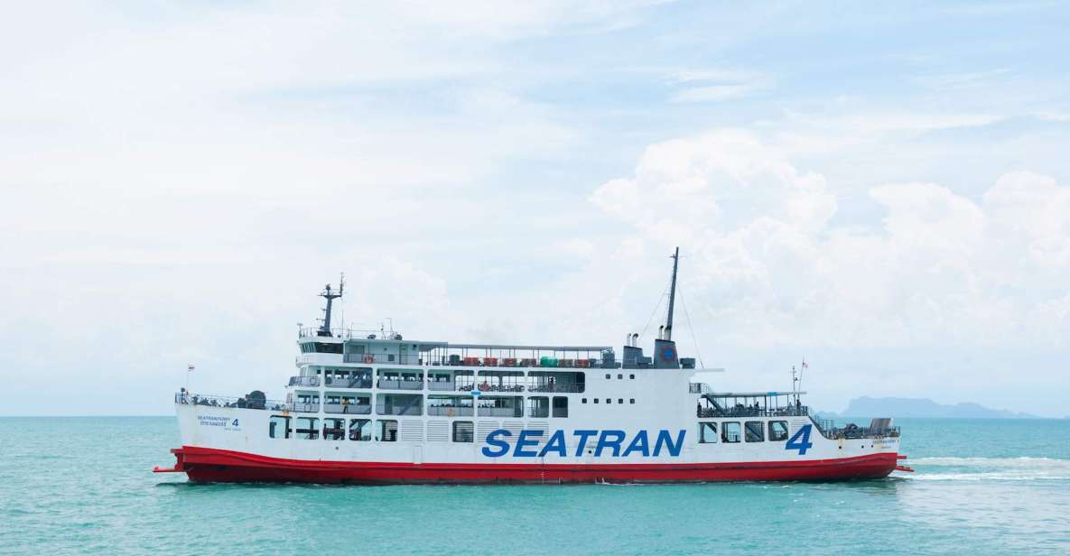From Suratthani: One-Way Ferry to Koh Samui - Key Points