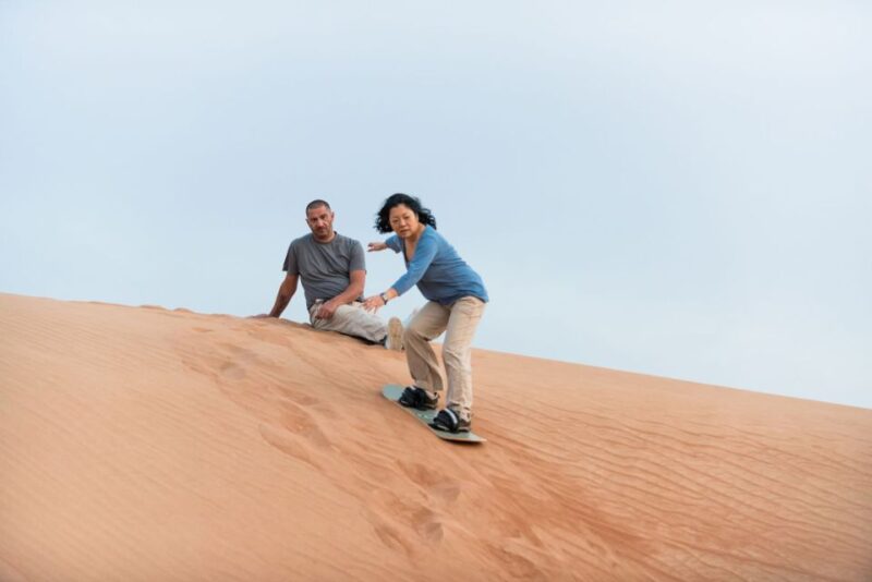 From Taghazout: Tamri Dunes Sandboarding With Sunset Dinner - Guided by Multilingual Local Experts