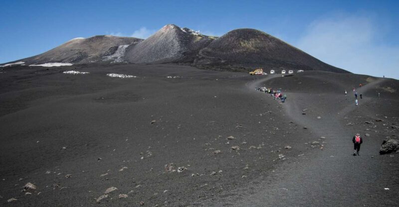 From Taormina: Etna Upper Craters Day Tour - Silvestri Craters: A First Glimpse