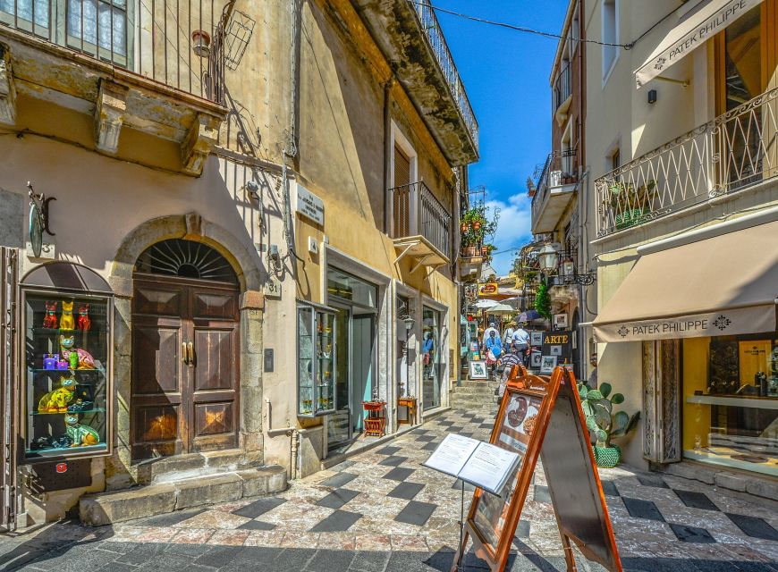 From Taormina Private Guided Tour Taormina and Godfather - Granita and Wine at Bar Vitelli