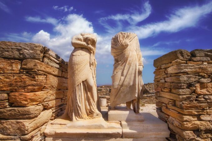 From the Cruise Ship Port: The Original Delos Guided Tour - Wireless Tour Guide System