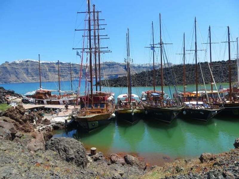 From Thera: Thirasia Cruise w/ Volcano Hike and Hot Springs - The Itinerary in Detail