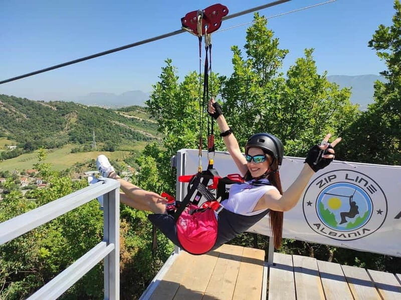From Tirana: Petrela Zipline Adventure with Transport - Key Points
