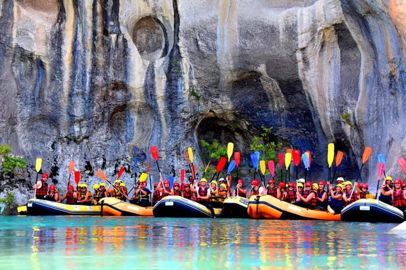 From Tirana: Vjosa Rafting & Benja Thermal Baths Day Tour - Key Points