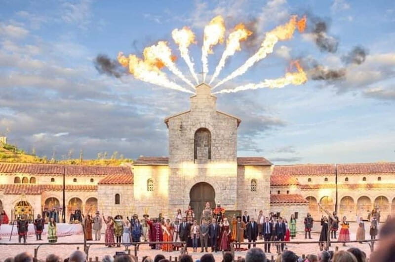 From Toledo: Entrance to Puy du Fou España & Sueño de Toledo - The Show: Sueño de Toledo