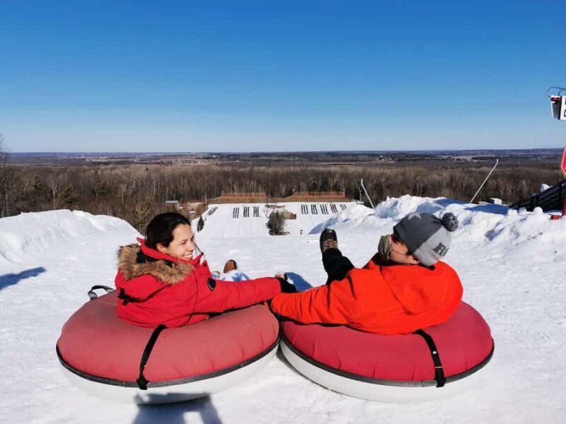 From Toronto: Snow Tubing and Snowshoeing or 1/2 Day Tubing - Scenic Snowshoeing through Nottawasaga Bluffs