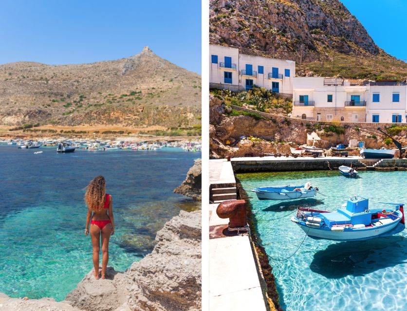 From Trapani: Favignana and Levanzo Mini Cruise With Lunch - Levanzo Picturesque Village
