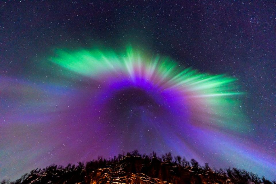 From Tromsø: Aurora Minibus Chase with Portrait and Hot Meal - The Experience in Detail