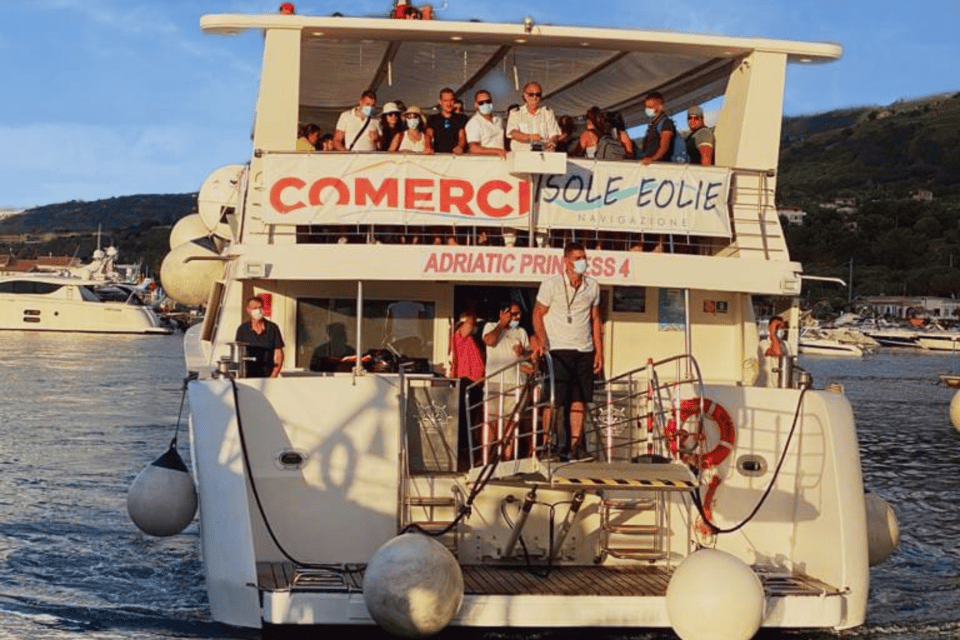 From Tropea: Lipari Panarea Stromboli Night Cruise - Inclusions and Exclusions