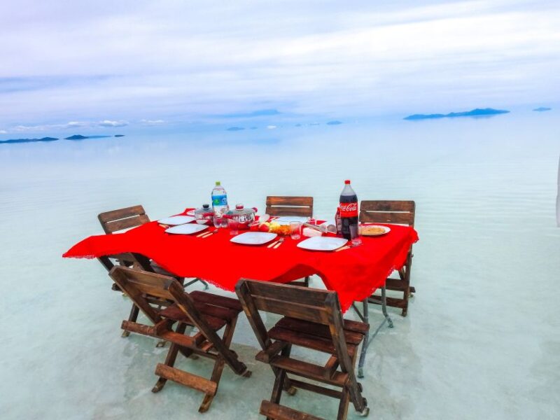 From Uyuni: Red Lagoon & Uyuni Salt Flats 3-Day Guided Tour - Day 2 Highlights