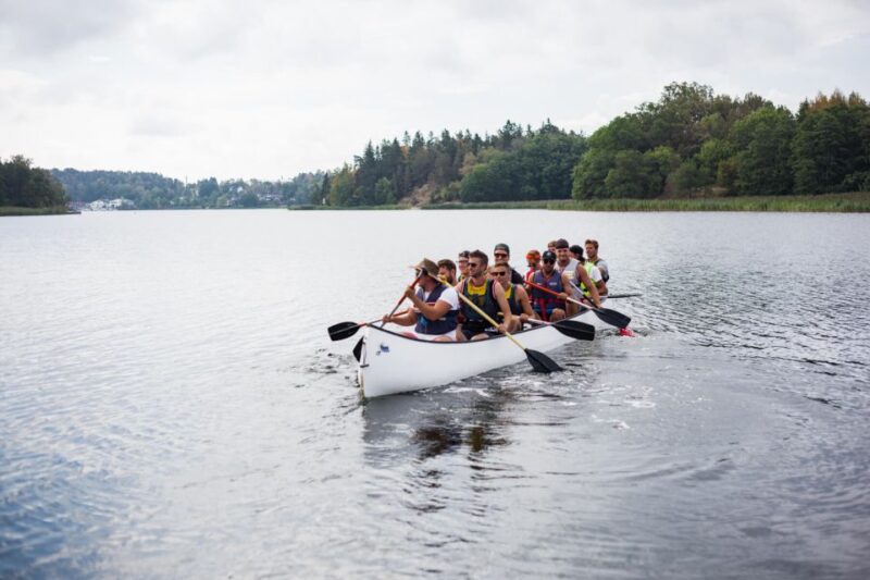 From Vaxholm: Stockholm Archipelago Big Canoe Adventure - Highlights of the Tour