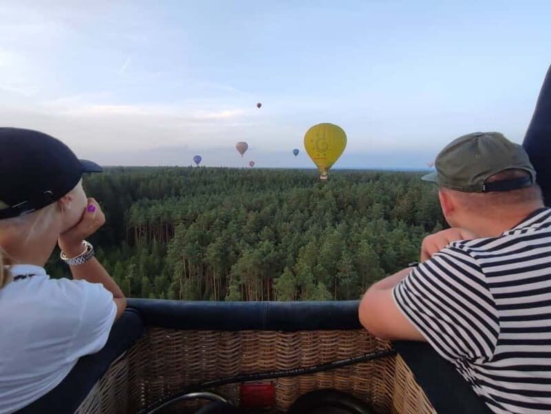 From Vilnius: Suburbs Hot Air Balloon Ride w/ Hotel Transfer - Key Points
