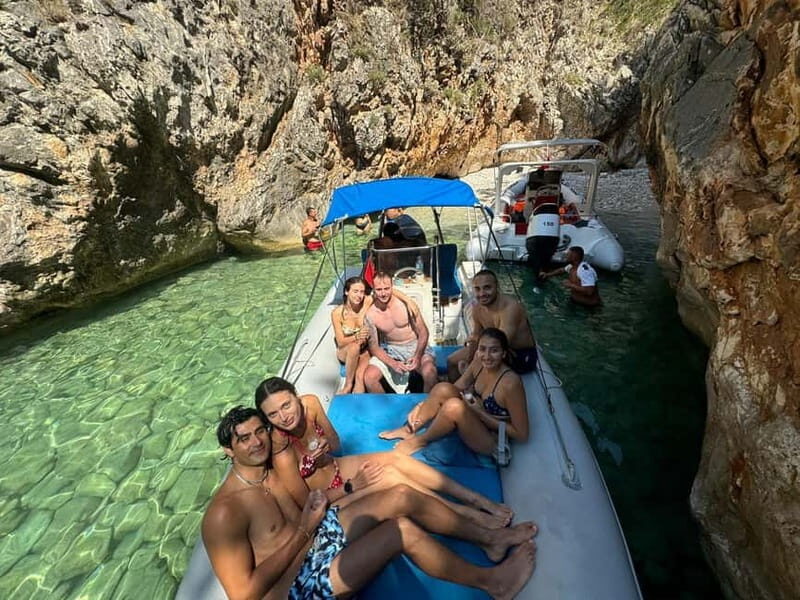 From Vlore: Haxhi Ali Cave Speedboat Tour with Snorkeling - Snorkeling and Exploring Inside the Cave