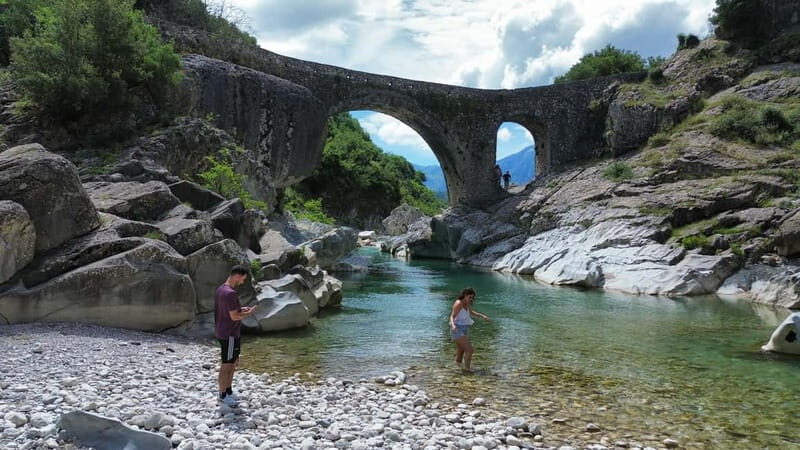 From Vlore:Brataj Bridge, Nivica Canyon & Peshtura Waterfall - A Deep Dive into the Experience