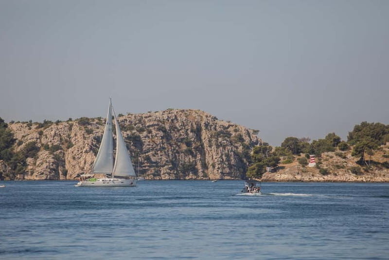 From Vodice: ibenik Channel Cruise with Wine Tasting - A Scenic and Cultural Taste of Dalmatia from Vodice  