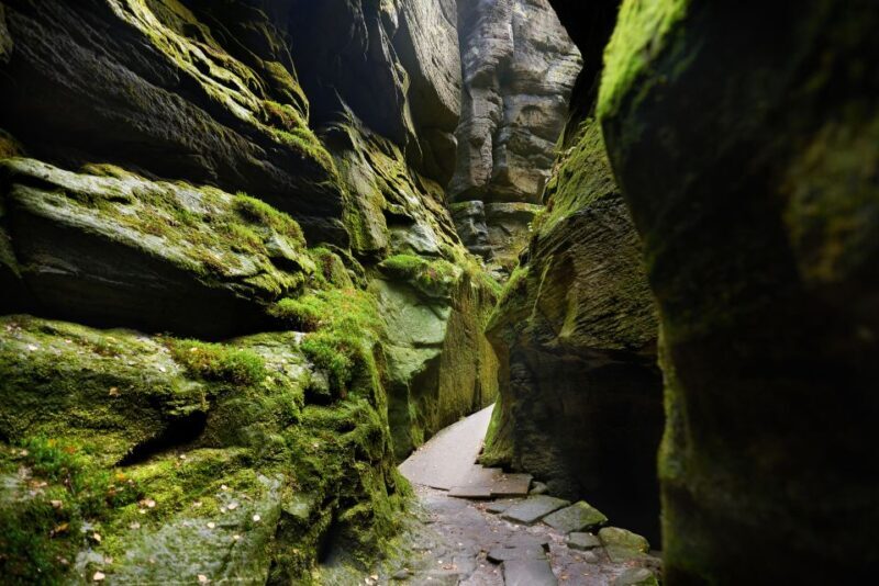From Wroclaw: Hiking Trail in Rock City Adrspach - Key Points  