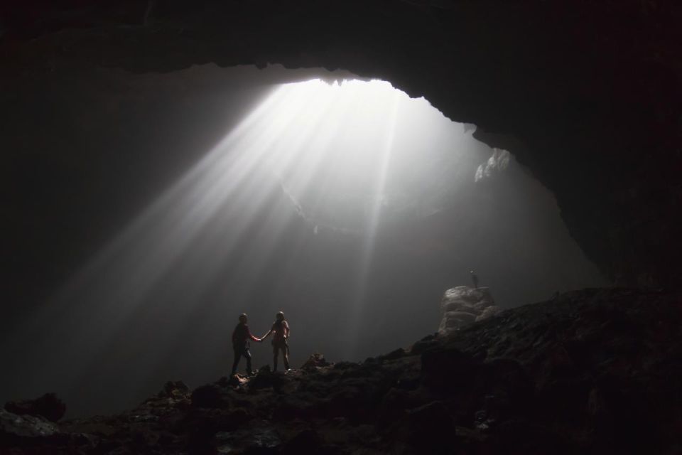 From Yogyakarta: 2-Day Temples, Volcano Sunrise, & Cave Tour - Jomblang Vertical Cave Descent